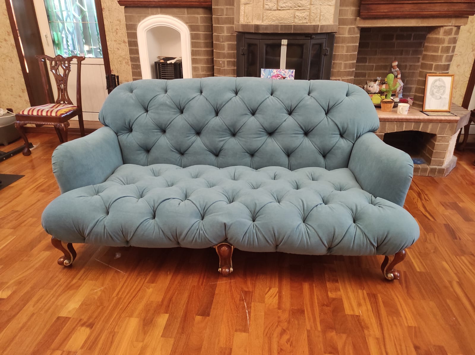 Обивка дивана. Дрезна